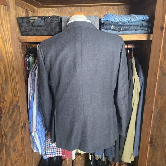 Suitsupply Men's Gray Sienna Blazer Vitale Barberis Canonico Super 110s 44R - Picture 2 of 12